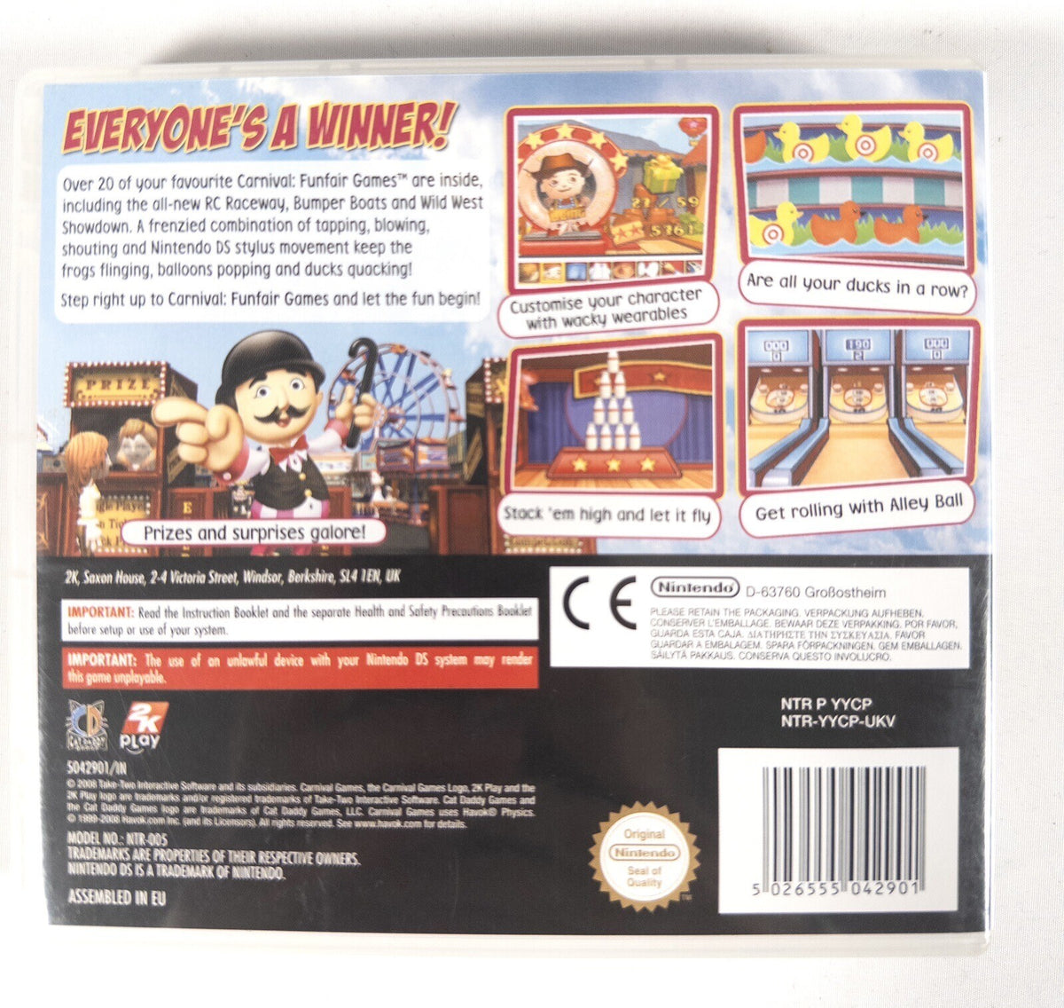 NINTENDO DS- Carnival Funfair Games