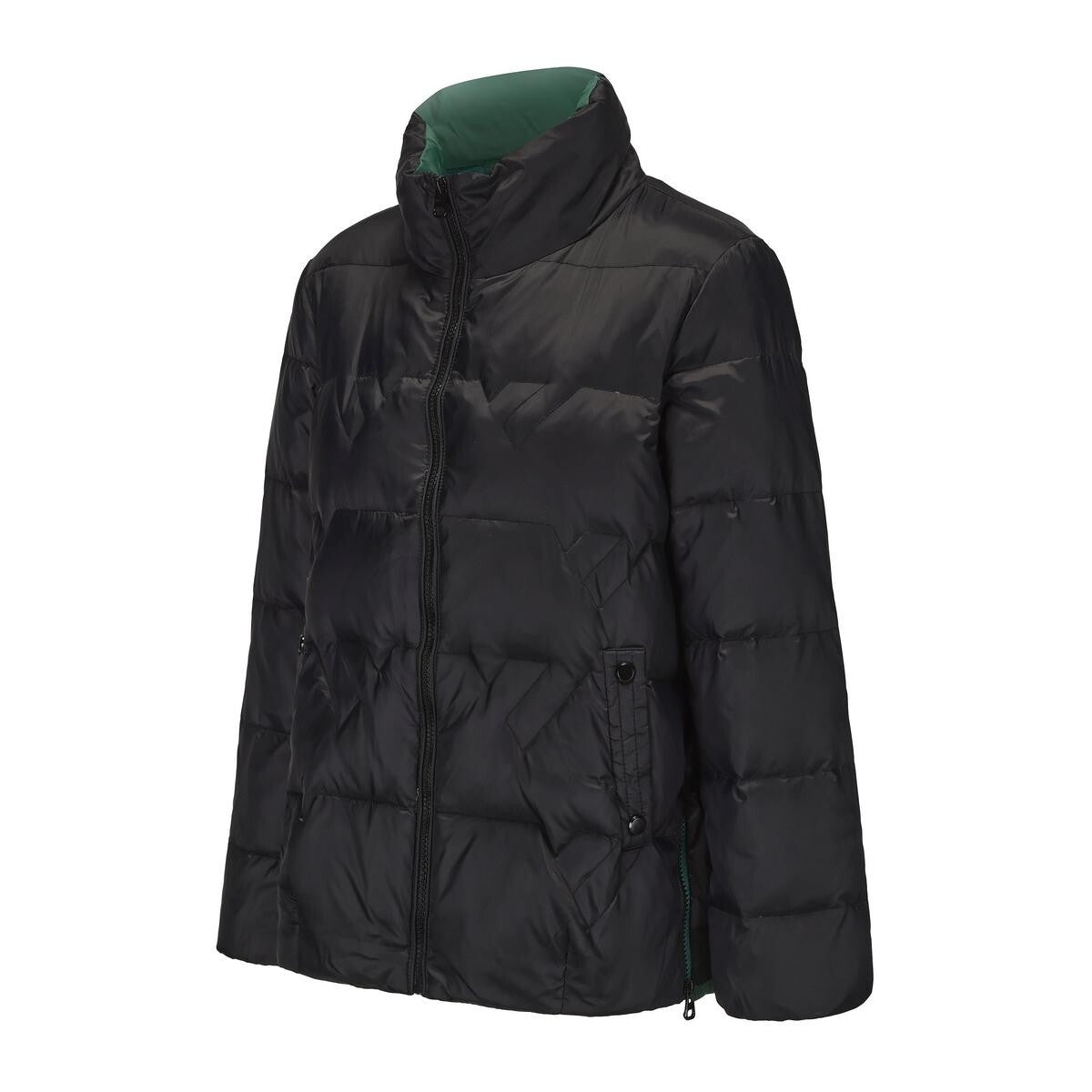 Firetrap Women's Short Duck Down Funnel Neck Long Sleeve Down Jacket UK12 RRP£99