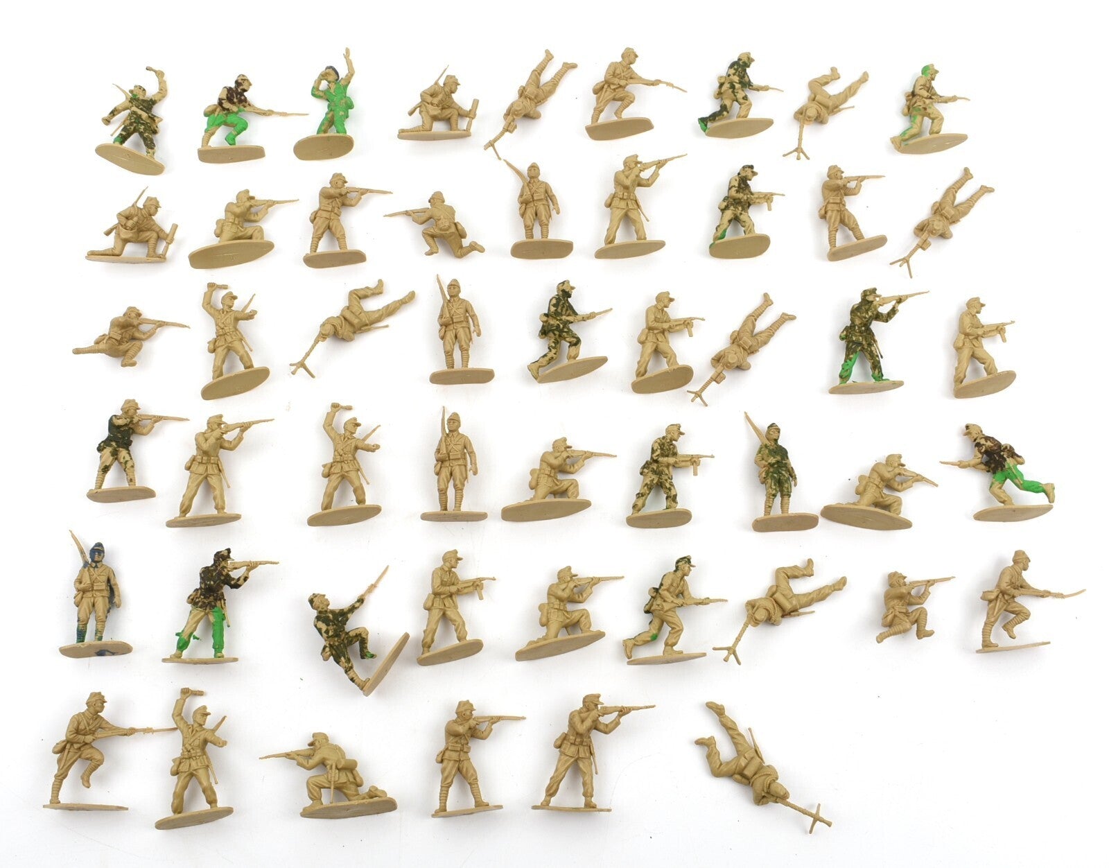 50x Vintage Toy Soldiers Bundle, German WW2 Infantry