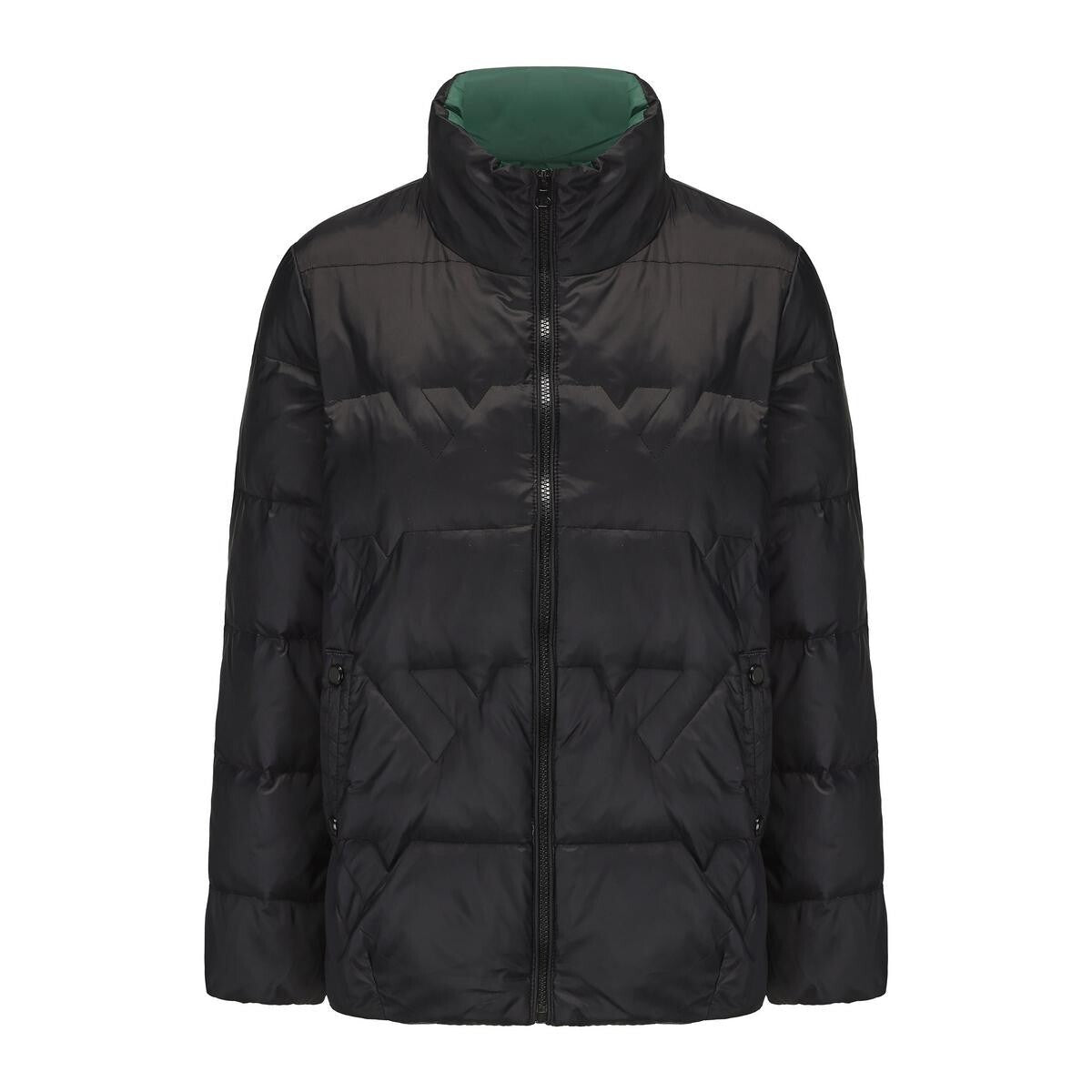 Firetrap Women's Short Duck Down Funnel Neck Long Sleeve Down Jacket UK12 RRP£99