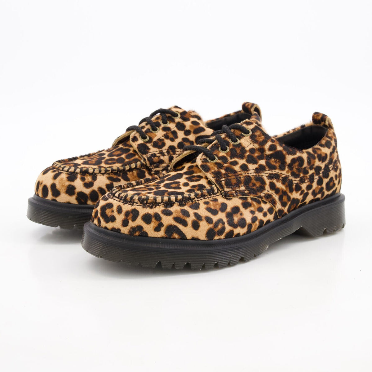 Dr Martens Tortoiseshell Hide Lowell Archive Leopard Print Shoes UK10 RRP£180