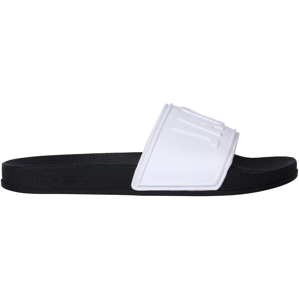 Womens Jack Wills Logo Winsford Sliders White and Black Size UK 3 - 4