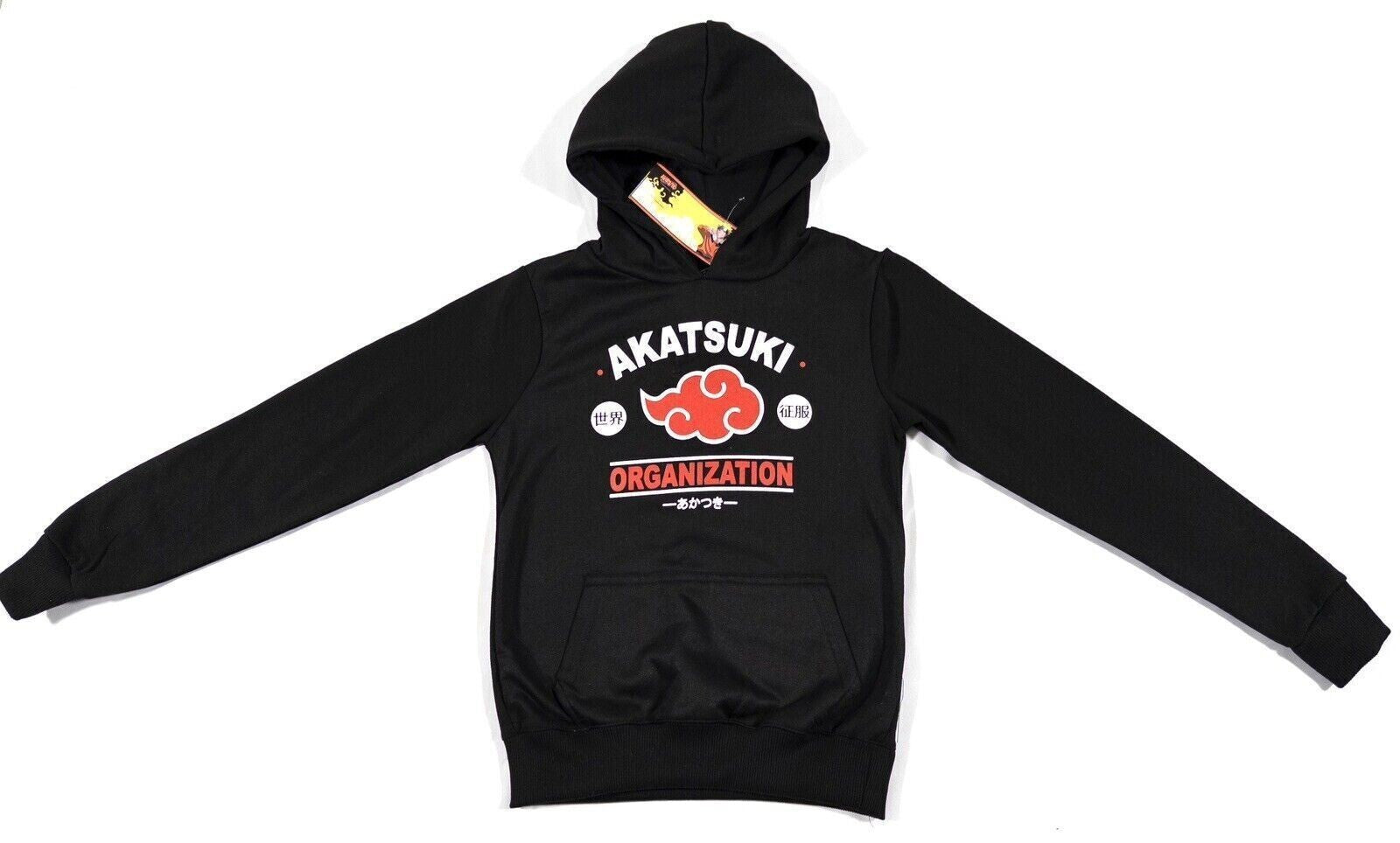NARUTO Boys Hoodie  Black Size Kids UK Age 8 years Anime Japanese Cartoon