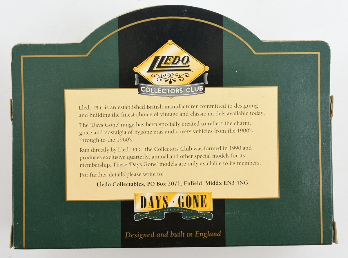 LLEDO Collector's Club - Horse Delivery Van - Club Spring 1997