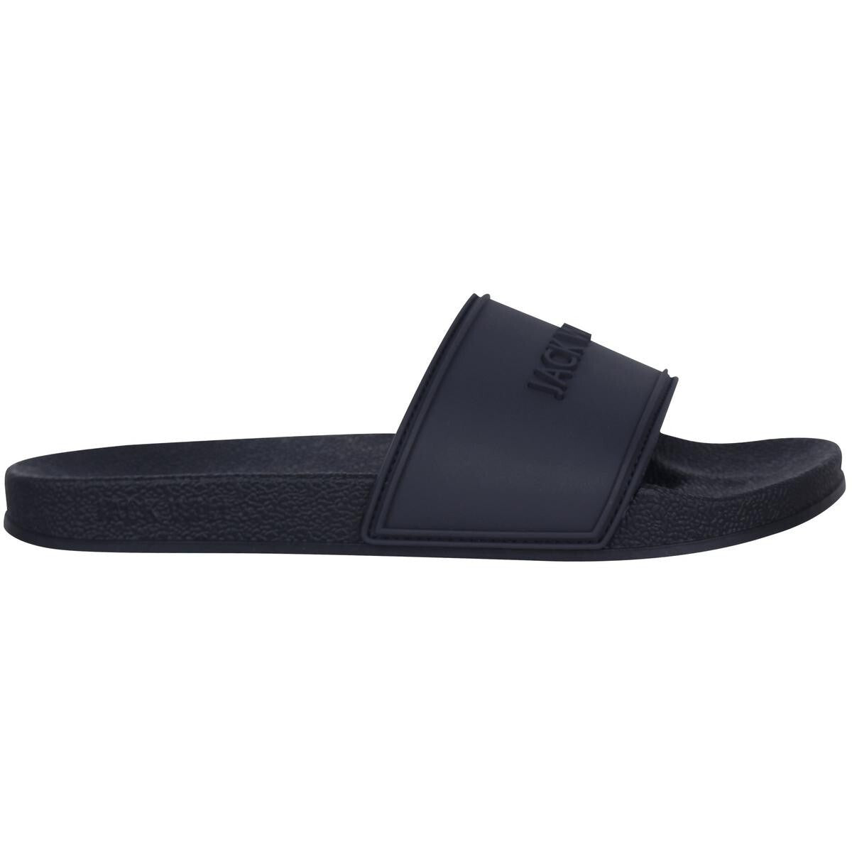 Womens Jack Wills Logo Sliders Navy  Blue Size UK 3 - 4