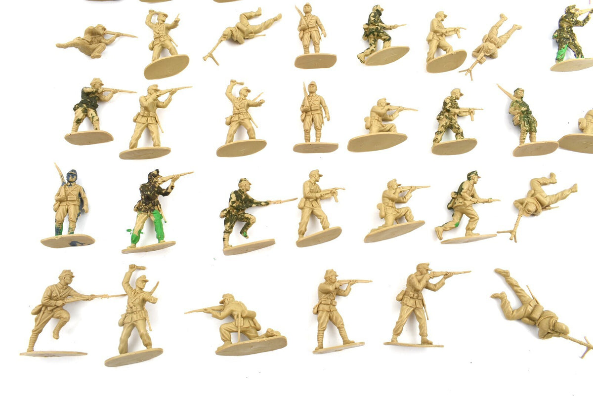 50x Vintage Toy Soldiers Bundle, German WW2 Infantry