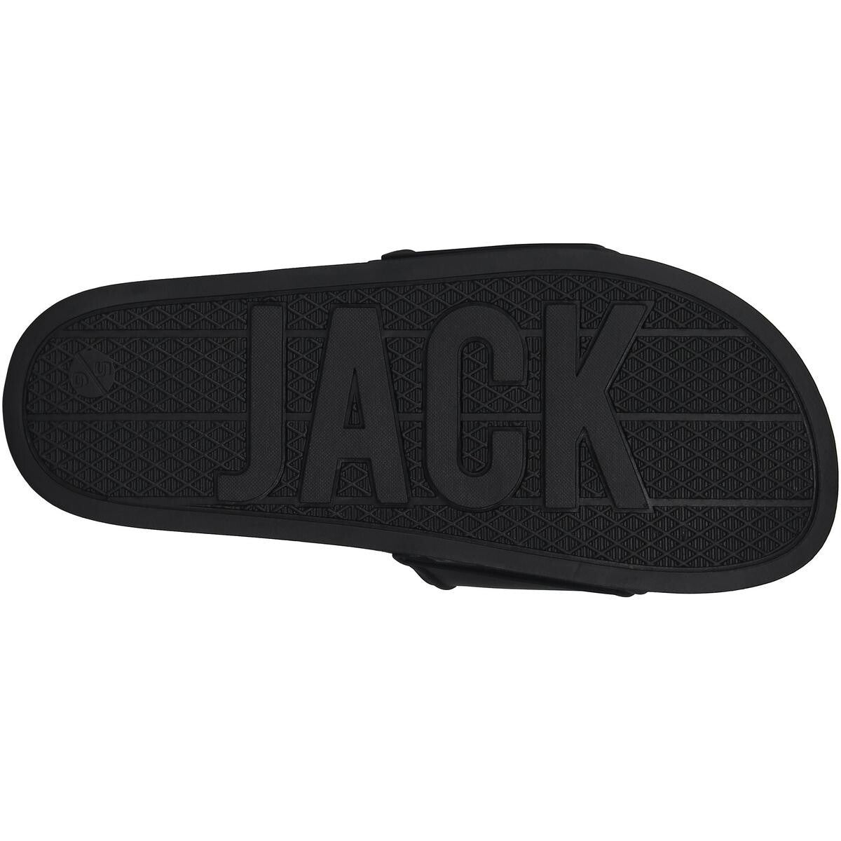 Womens Jack Wills Logo Winsford Sliders Black Size UK 3 - 4