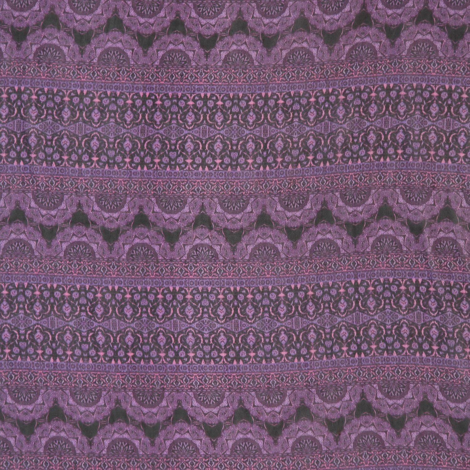 ROBERTO CAVALLI Women's /Men's Purple Bandana Pattern Scarf