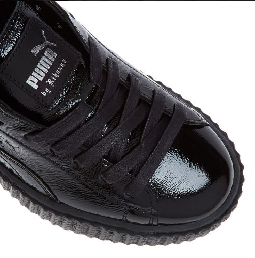 PUMA x FENTY by Rhianna Women's Black Creeper Patent Platform Trainers