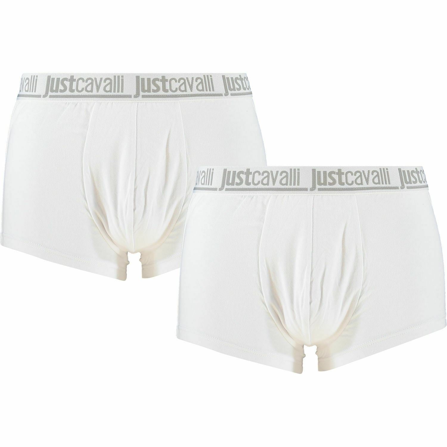 JUST CAVALLI Men's 2pack White Logo Boxer Shorts Trunks size M size L size XL