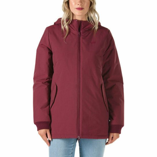 VANS Women's INFERNO Parka/Jacket/Coat, Burgundy, size XS size S
