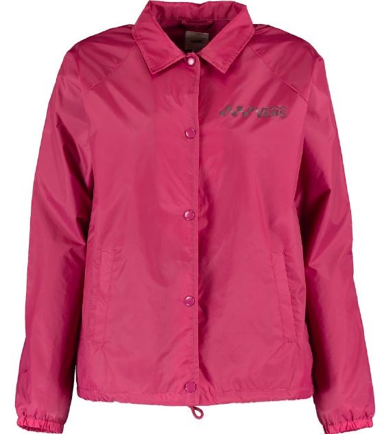 VANS Women's Antique Pink Thanks Coach Jacket XS,S,M,L