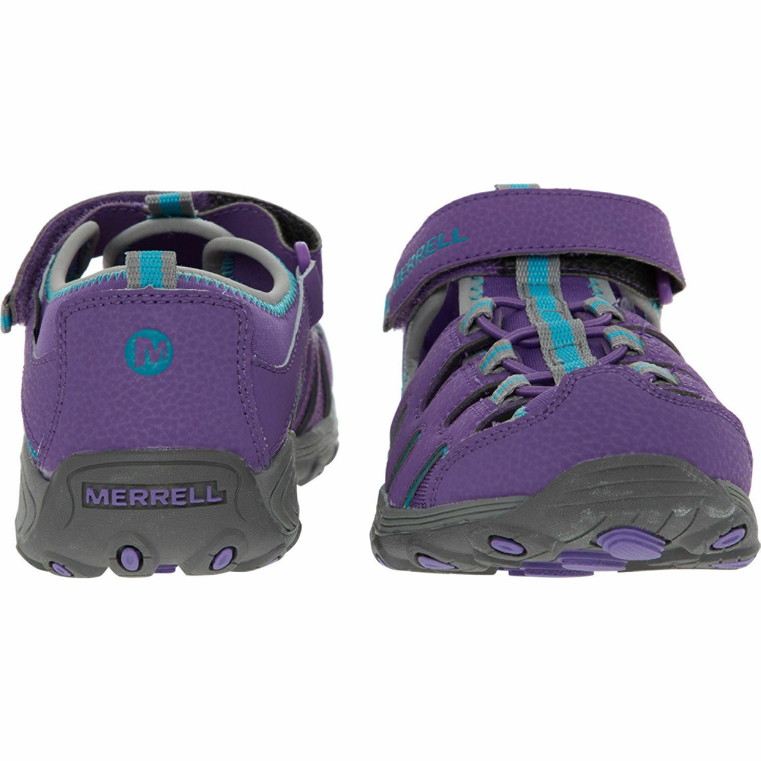 MERRELL Girls' Kids' H2O HIKER Sandals, Purple/Grey, sizes UK junior 3