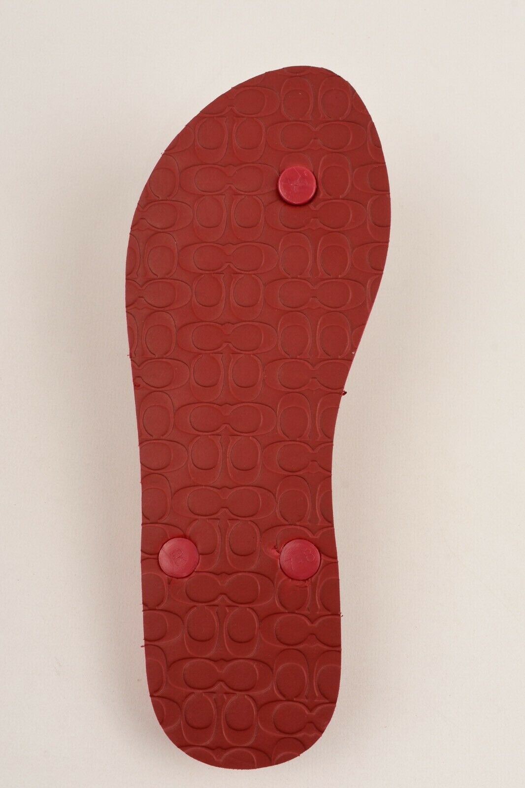 COACH Womens ABBIGAIL Flip Flops Sandals Red UK 2.5 UK 3.5 UK 4.5 UK 5.5 UK 6.5