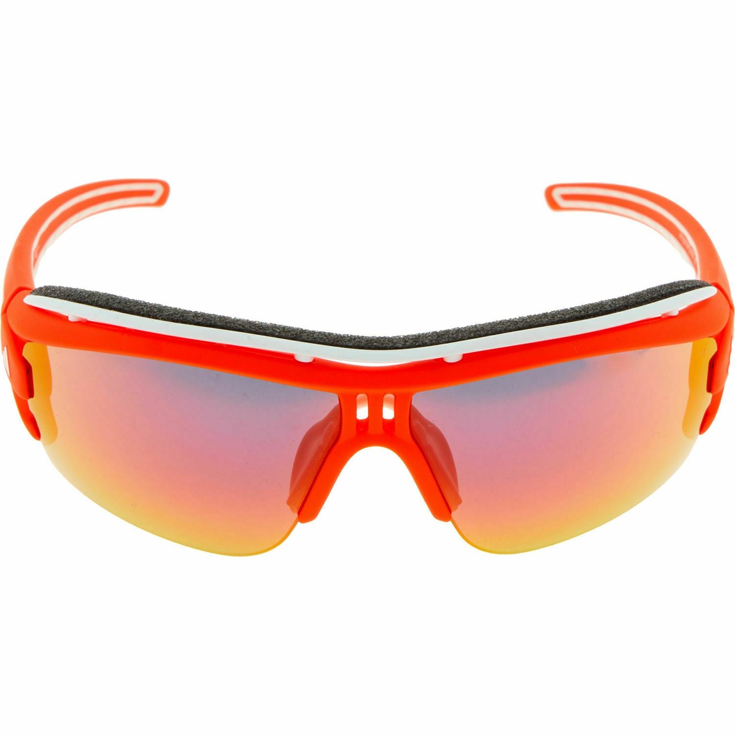 ADIDAS Men's Evil Eye Halfrim Pro XS Sunglasses, Neon Red, Model : A199