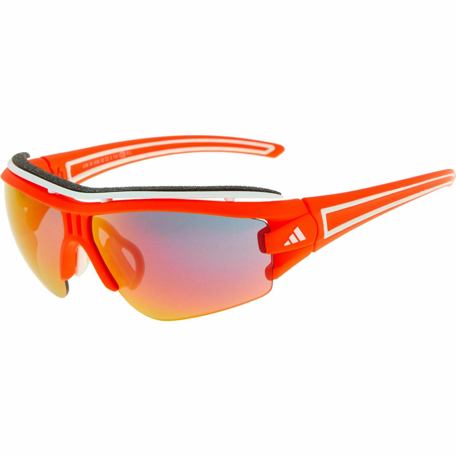 ADIDAS Men's Evil Eye Halfrim Pro XS Sunglasses, Neon Red, Model : A199