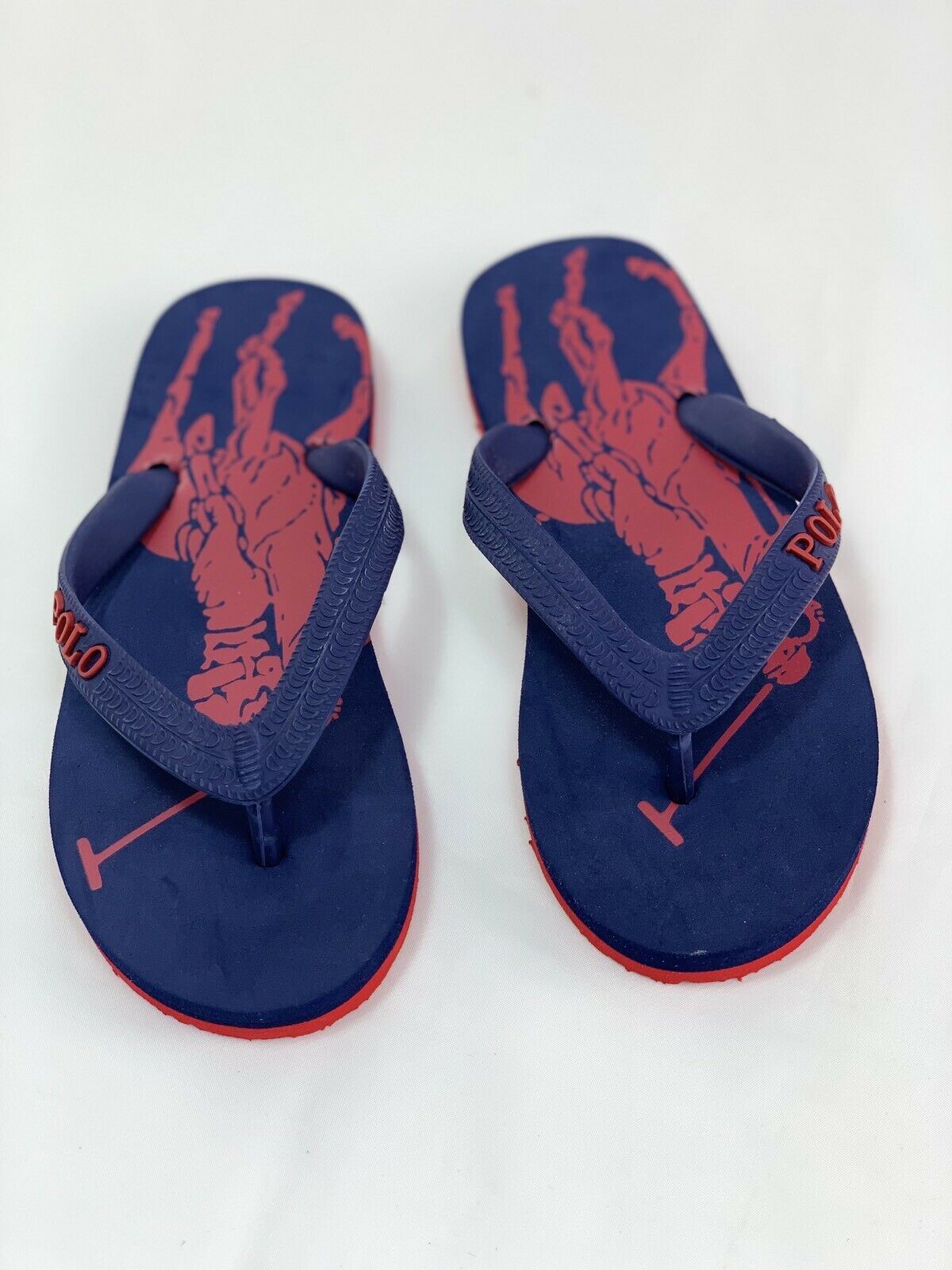 POLO RALPH LAUREN Baby Boys' Flip Flops Sandals Blue UK infant 10 / EU 27