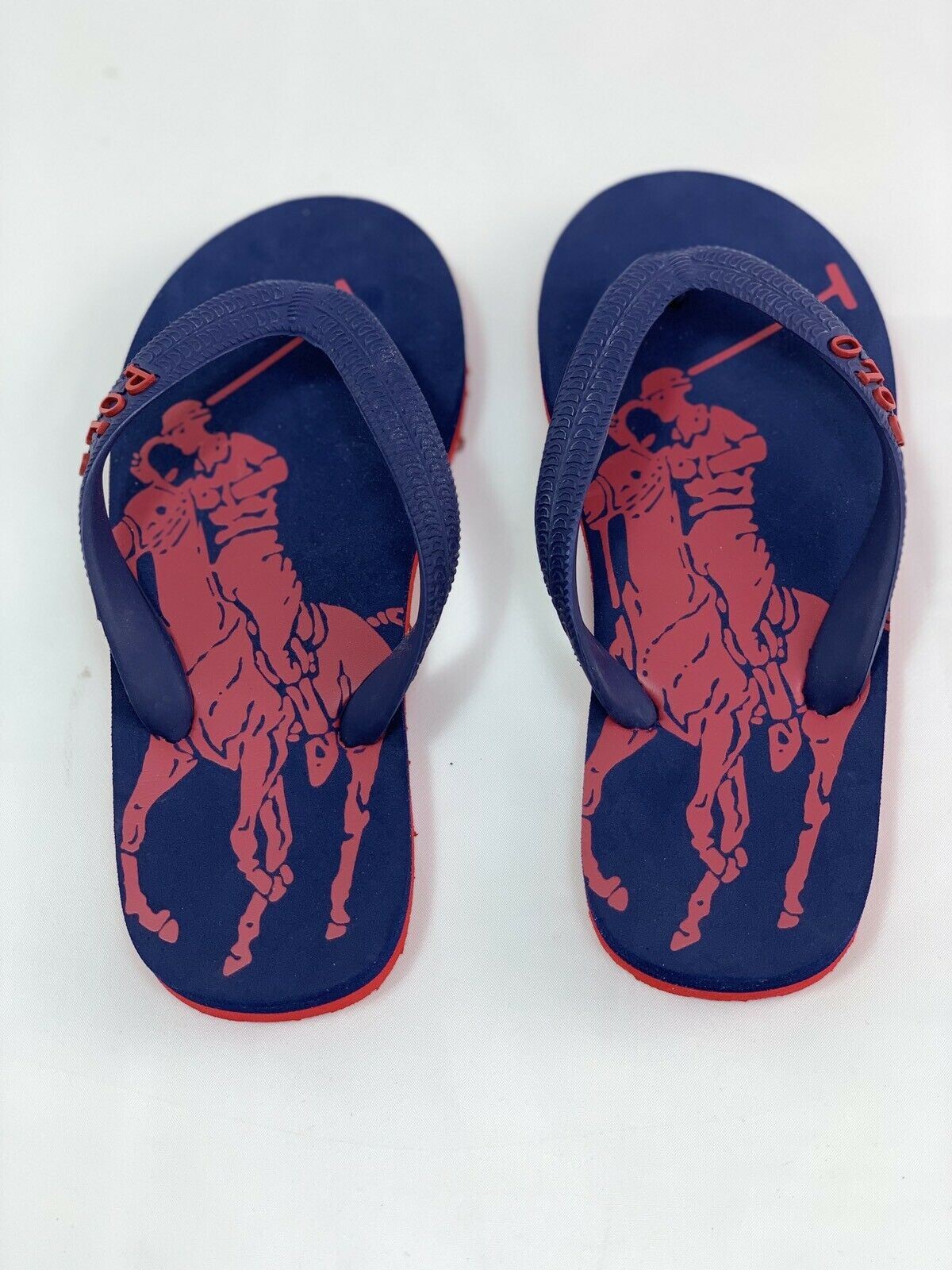 POLO RALPH LAUREN Baby Boys' Flip Flops Sandals Blue UK infant 10 / EU 27