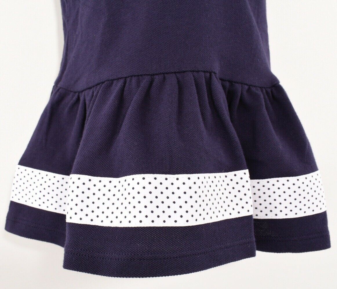 TOMMY HILFIGER Baby Girls' Navy Blue Sleeveless Polo Dress, 18 months /24 months