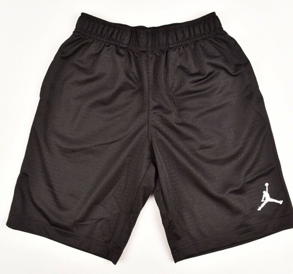 NIKE JORDAN Boys' Basketball Style Shorts, Black, sizes 1 y /2 y /3 y / 4 years