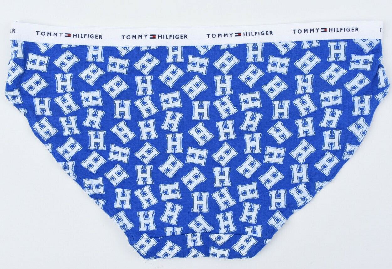 TOMMY HILFIGER Underwear - Women's BIKINI Briefs, Blue/White, size S or size M