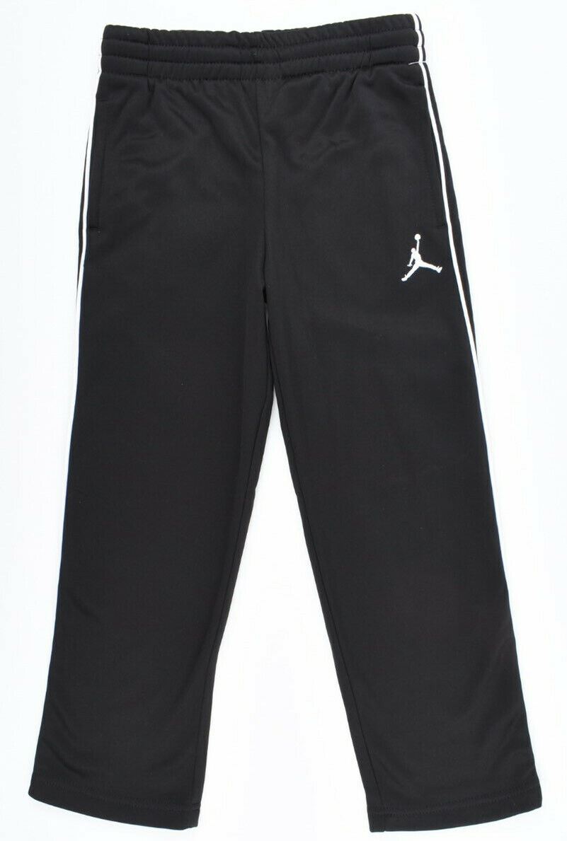 NIKE AIR JORDAN Boys' Kids' THERMA-FIT Joggers, Black, size 3 years to 4 years