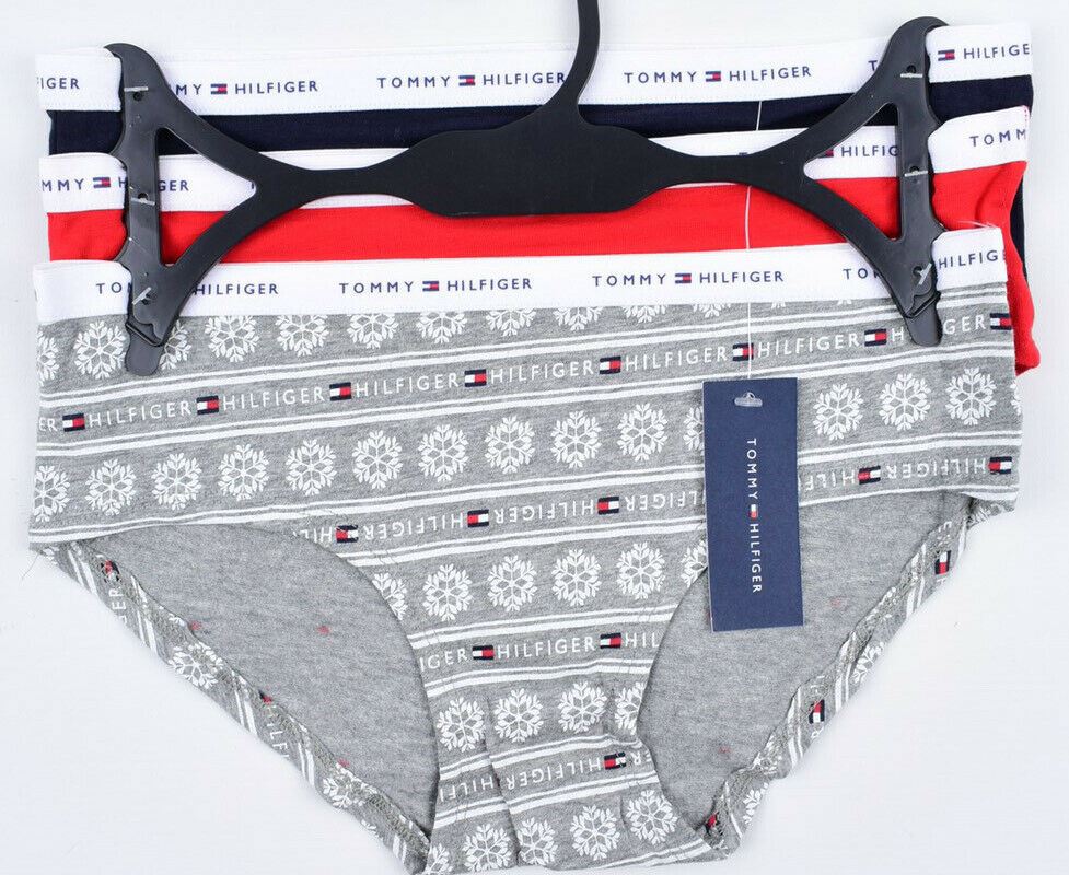 TOMMY HILFIGER 3-pk Women's HIPSTER Briefs Knickers size S