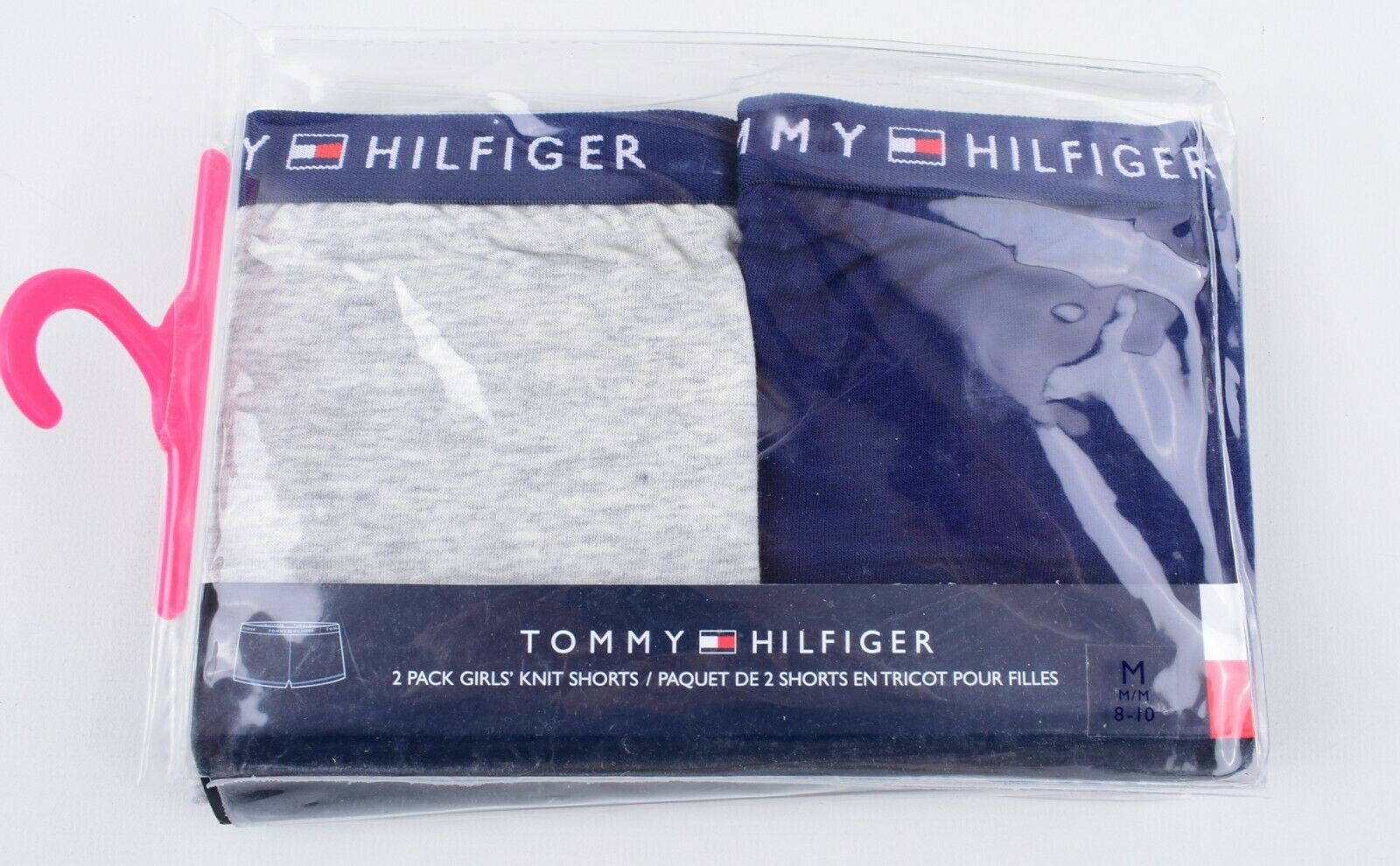 TOMMY HILFIGER Girls Underwear 2pk Boy Shorts Briefs Knickers 8 y /9 y /10 years