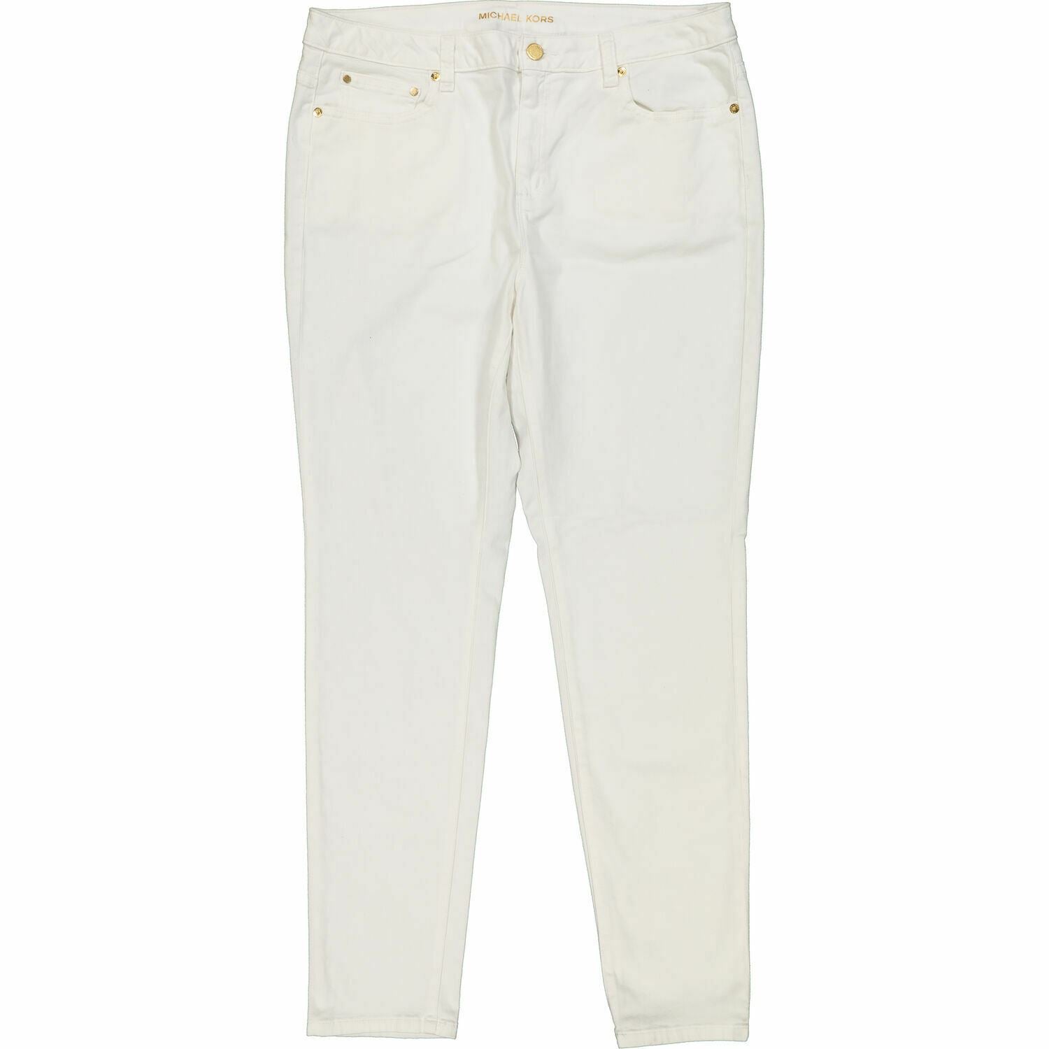 Michael Kors Women's Selma White Skinny Jeans, size UK 16