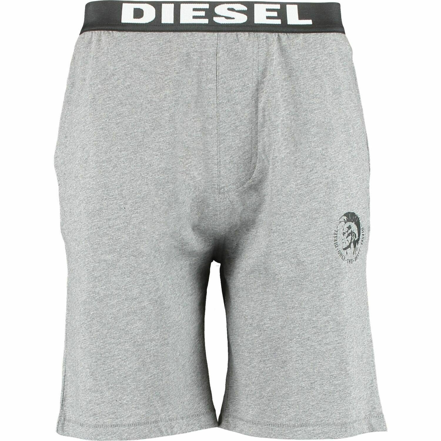 DIESEL Men's TOM Lounge Shorts, Grey, size MEDIUM
