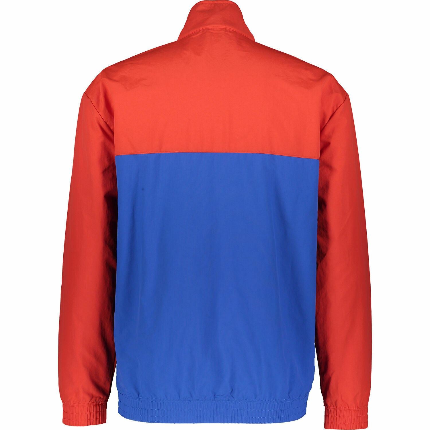 CHAMPION Men's Zipped Colour Block Jacket, Red & Blue, size L