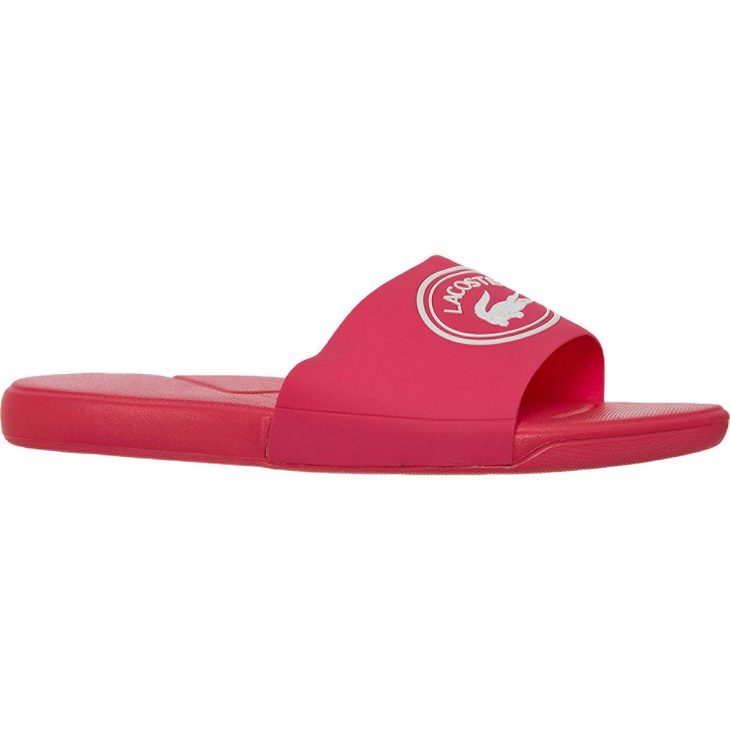 LACOSTE Girls' Kids' Pink Sliders, Beach Sandals, size UK junior 5