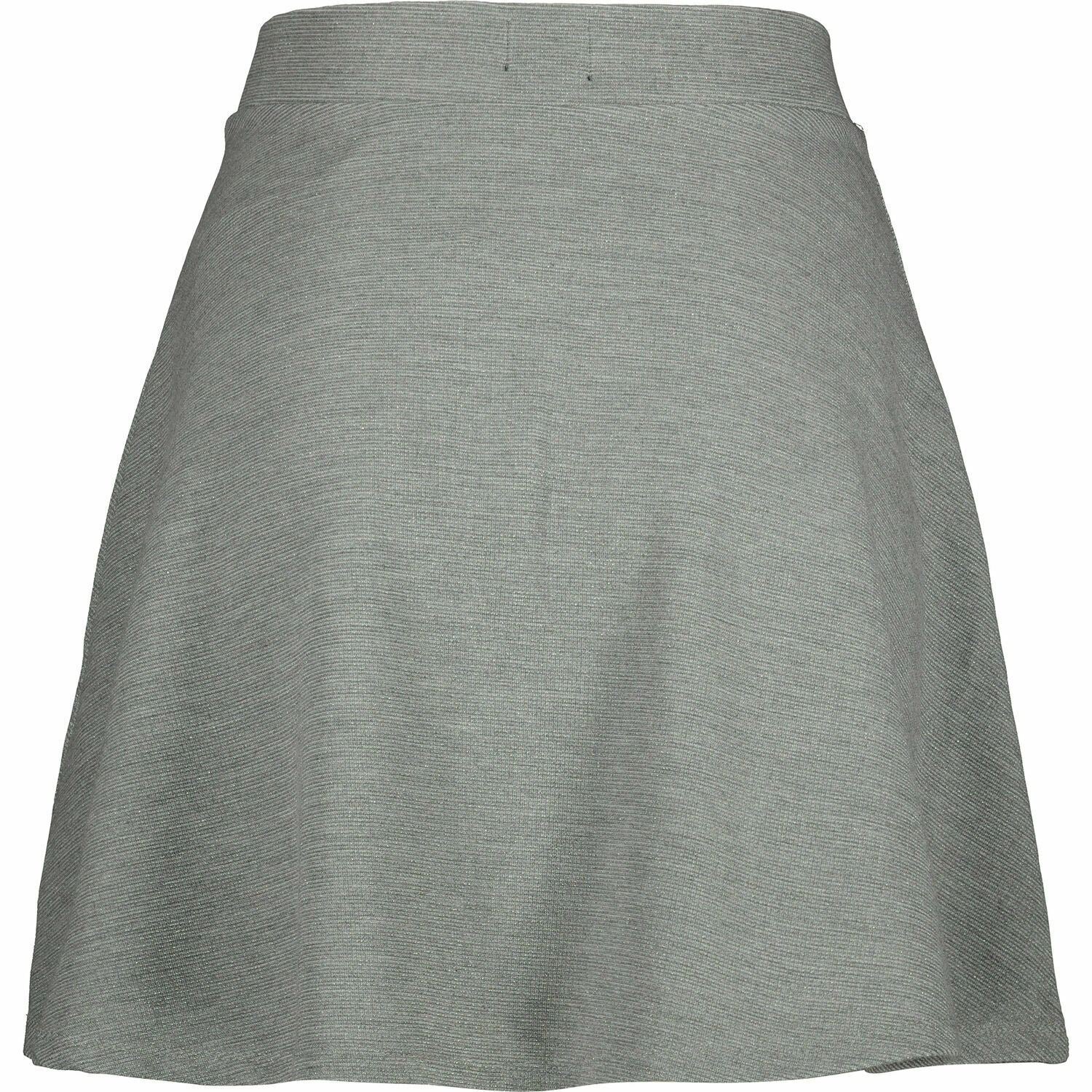 SUPERDRY Women's TAYLA Iron Grey Sparkle Skater Skirt, size XS / UK 8