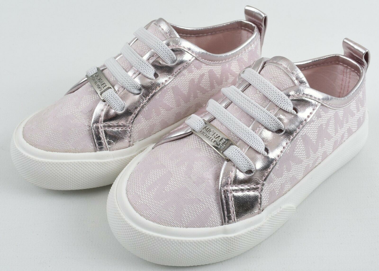 MICHAEL KORS Baby Girls' ASHANTI Light Purple Monogram Trainers, UK infant 5.5