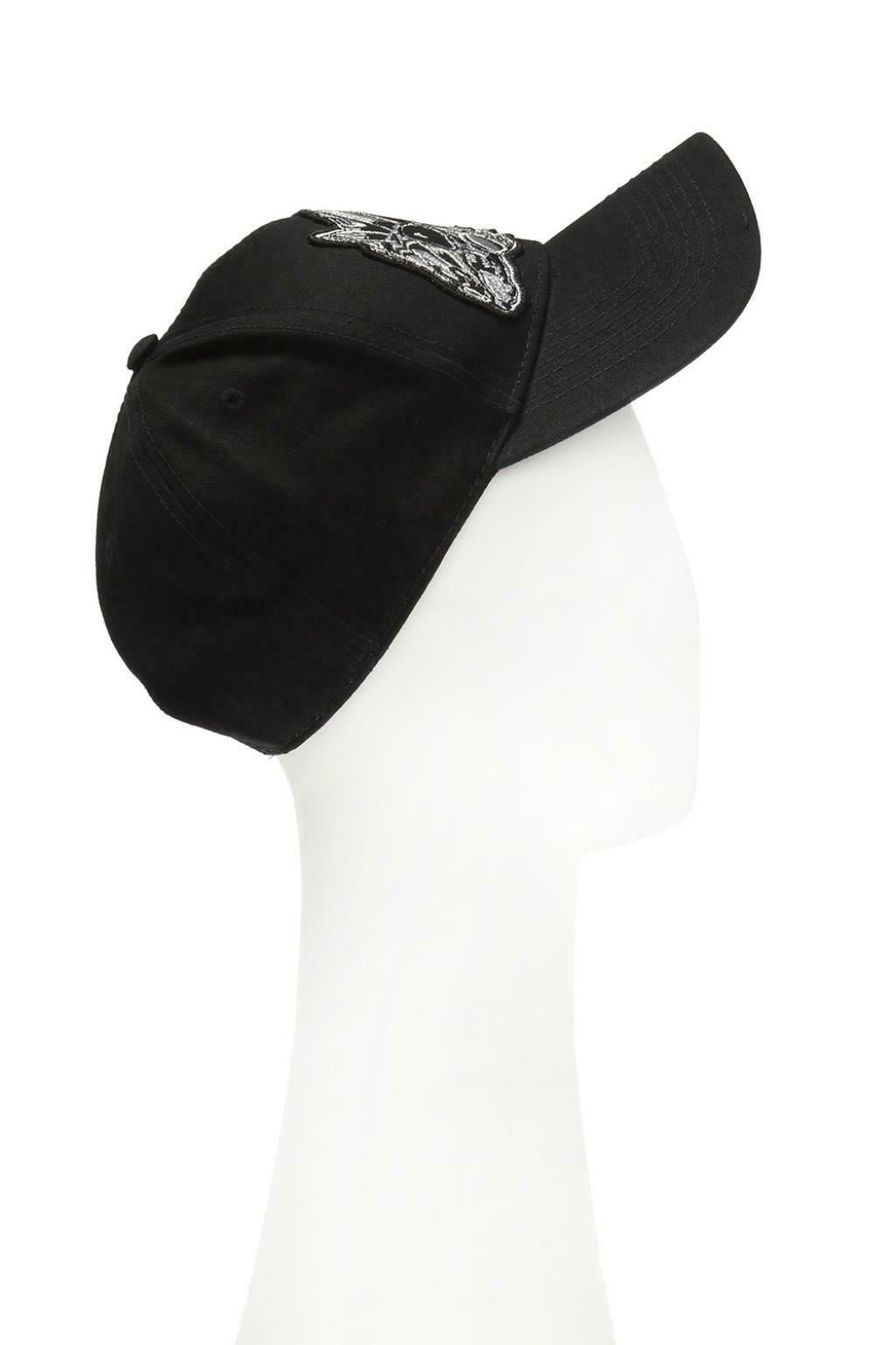 MCQ Alexander McQueen Mens Sling Back Black Baseball Cap Hat