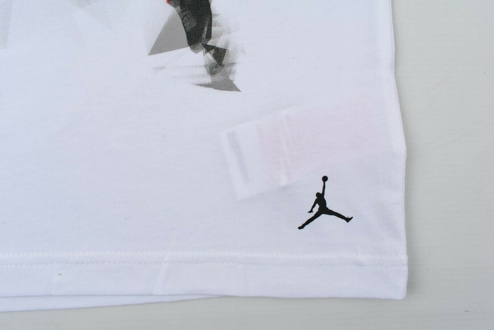 NIKE AIR JORDAN Boys' Jordan Graphic Print T-shirt, White, 10 y /11 y /12 years