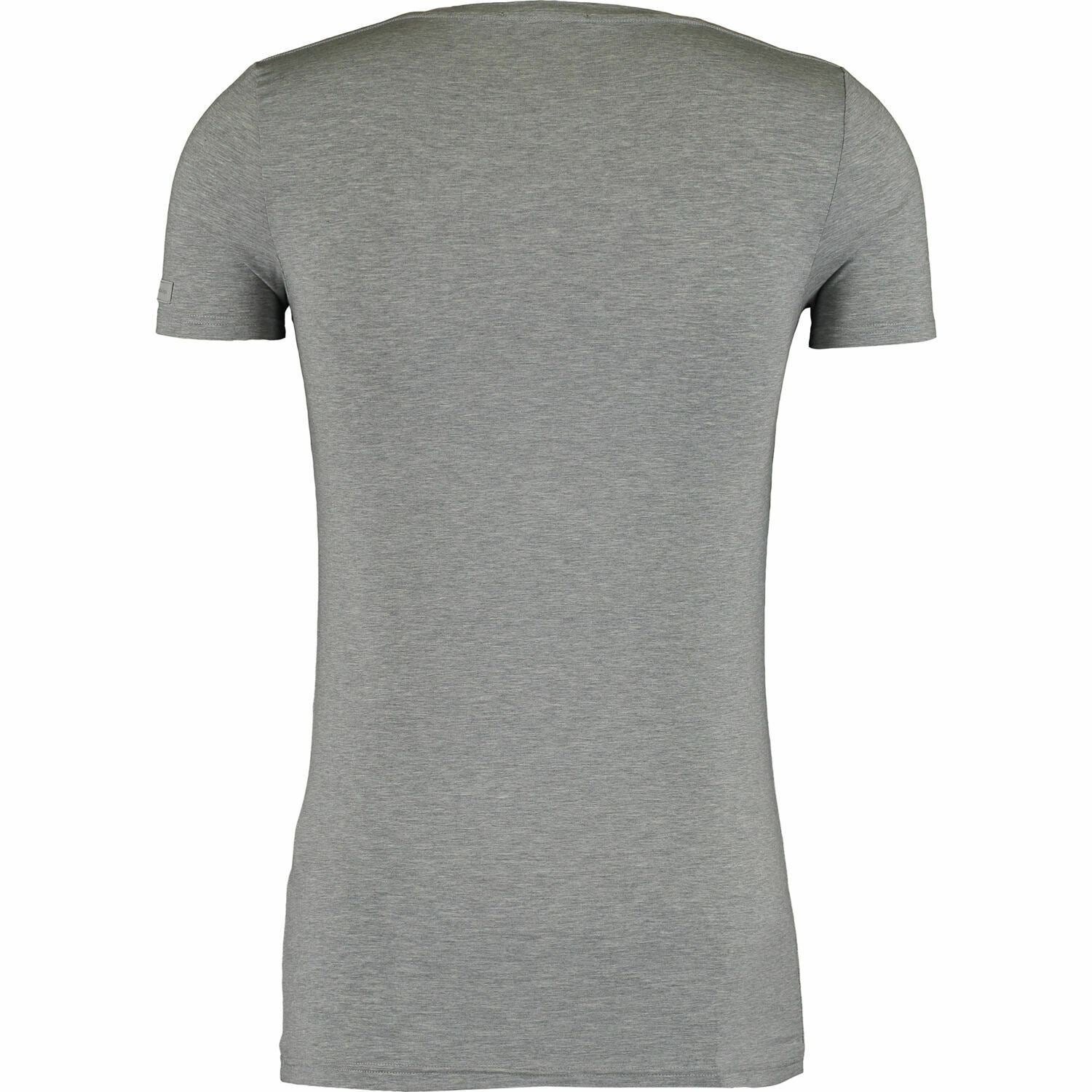 Men's Ermenegildo Zegna Grey Marl V Neck T Shirt  Size Medium  RRP £65