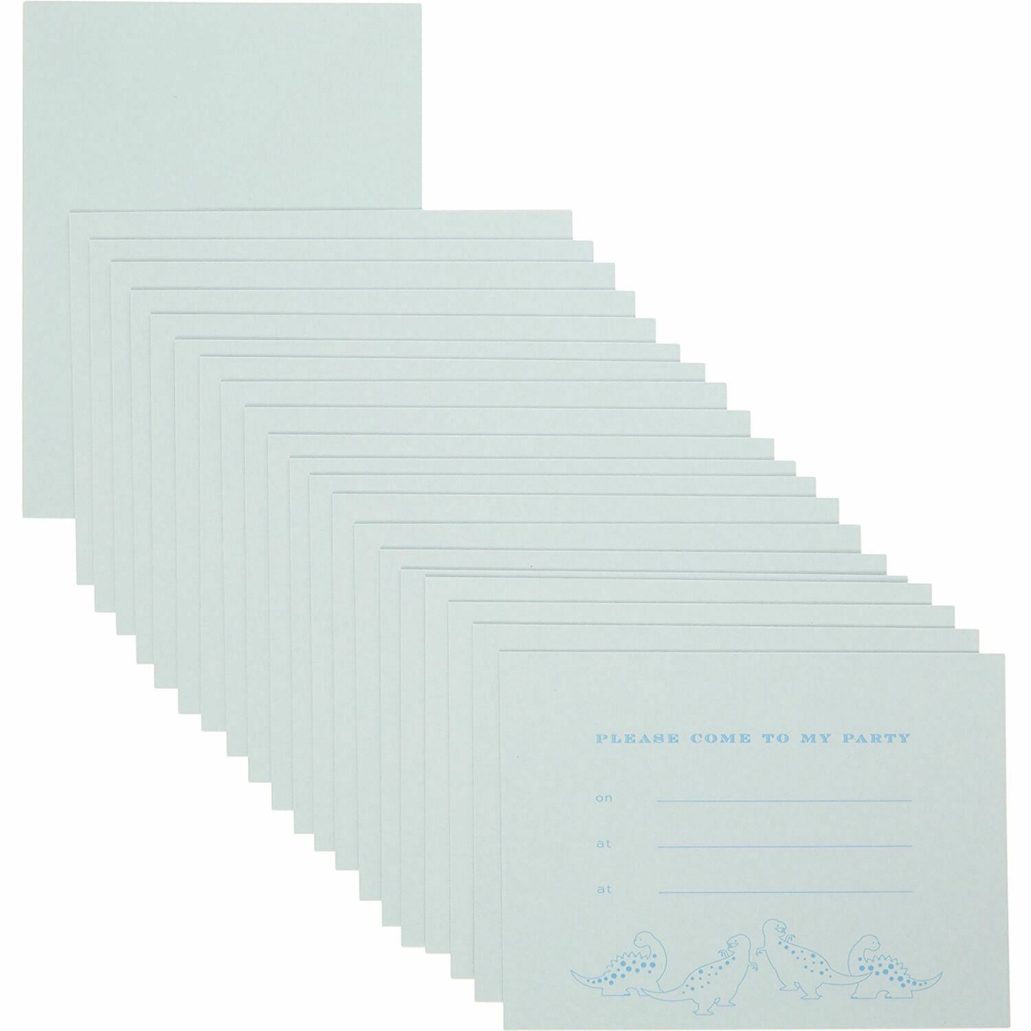 SMYTHSON Premium Boys' Kids' Dinosaur Party Invites Invitation Cards Set 20pc