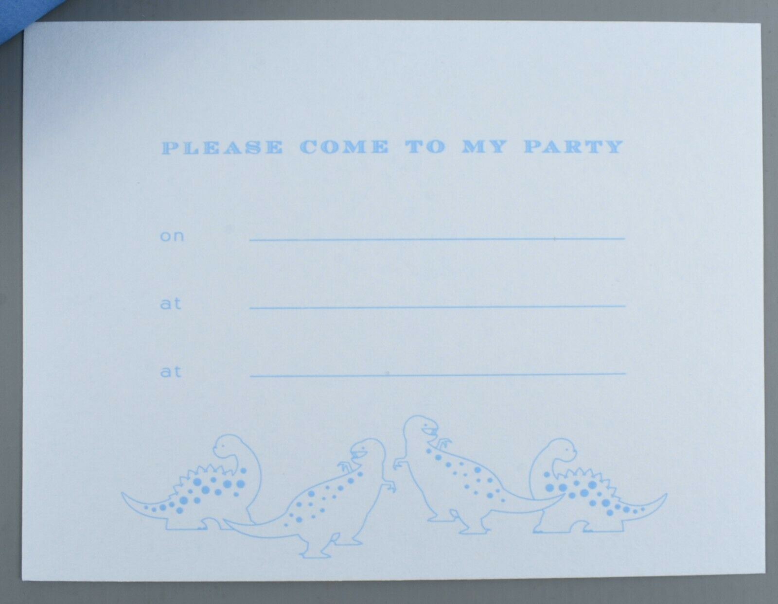 SMYTHSON Premium Boys' Kids' Dinosaur Party Invites Invitation Cards Set 20pc