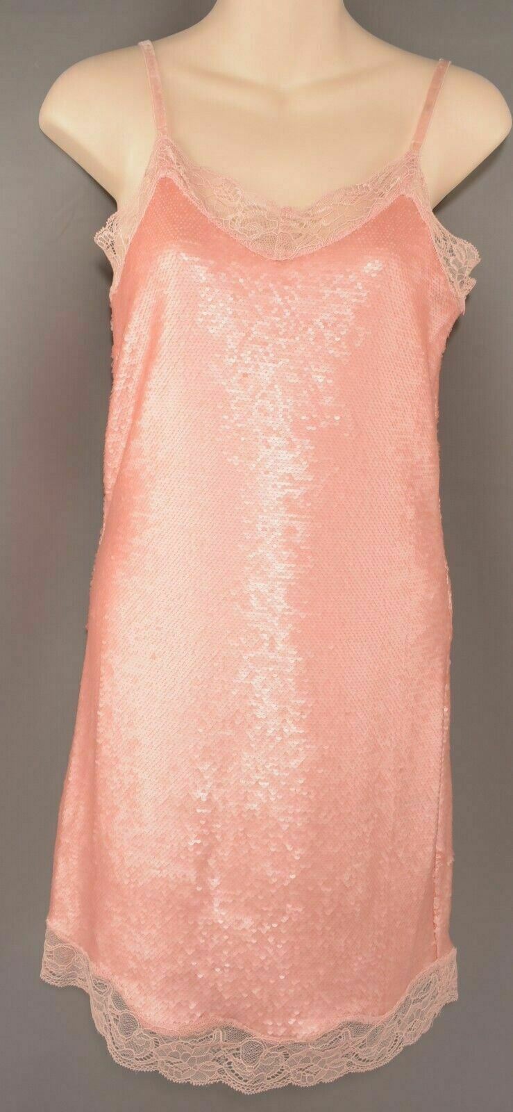 GUESS Women's Pink Sequin Dress, sizes UK 4 UK 16, RRP Â£89