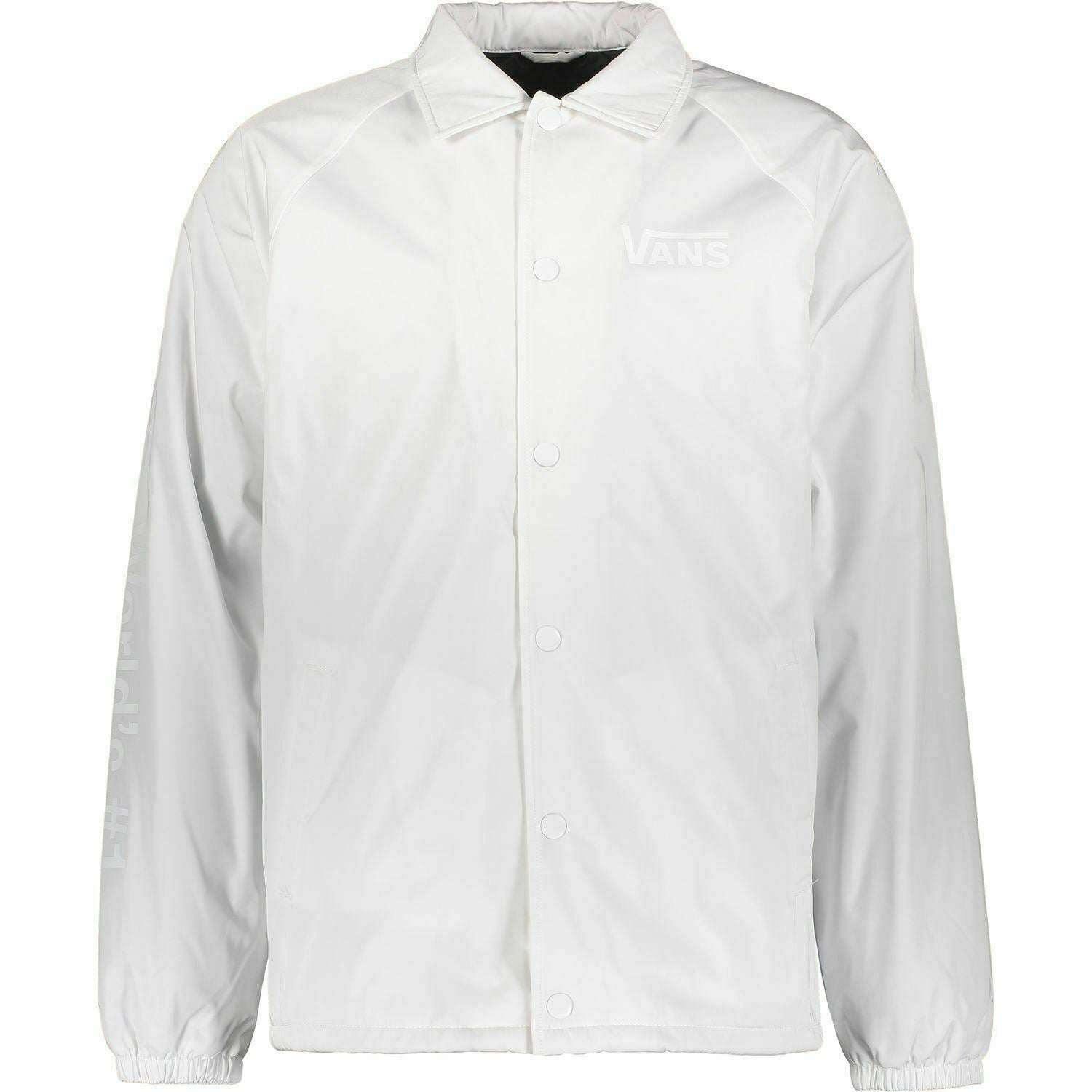 VANS Men's TORREY DELUXE Jacket, White, size XS