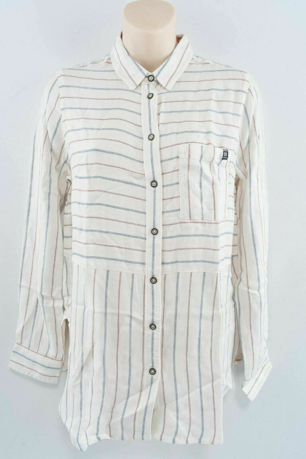 Superdry Women's TATUM Multi Striped Shirt, size XS / UK 8