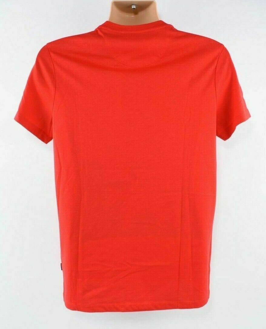 CALVIN KLEIN Men's V-neck T-shirt, Liquid Touch Cotton, Slim Fit, Red, size S