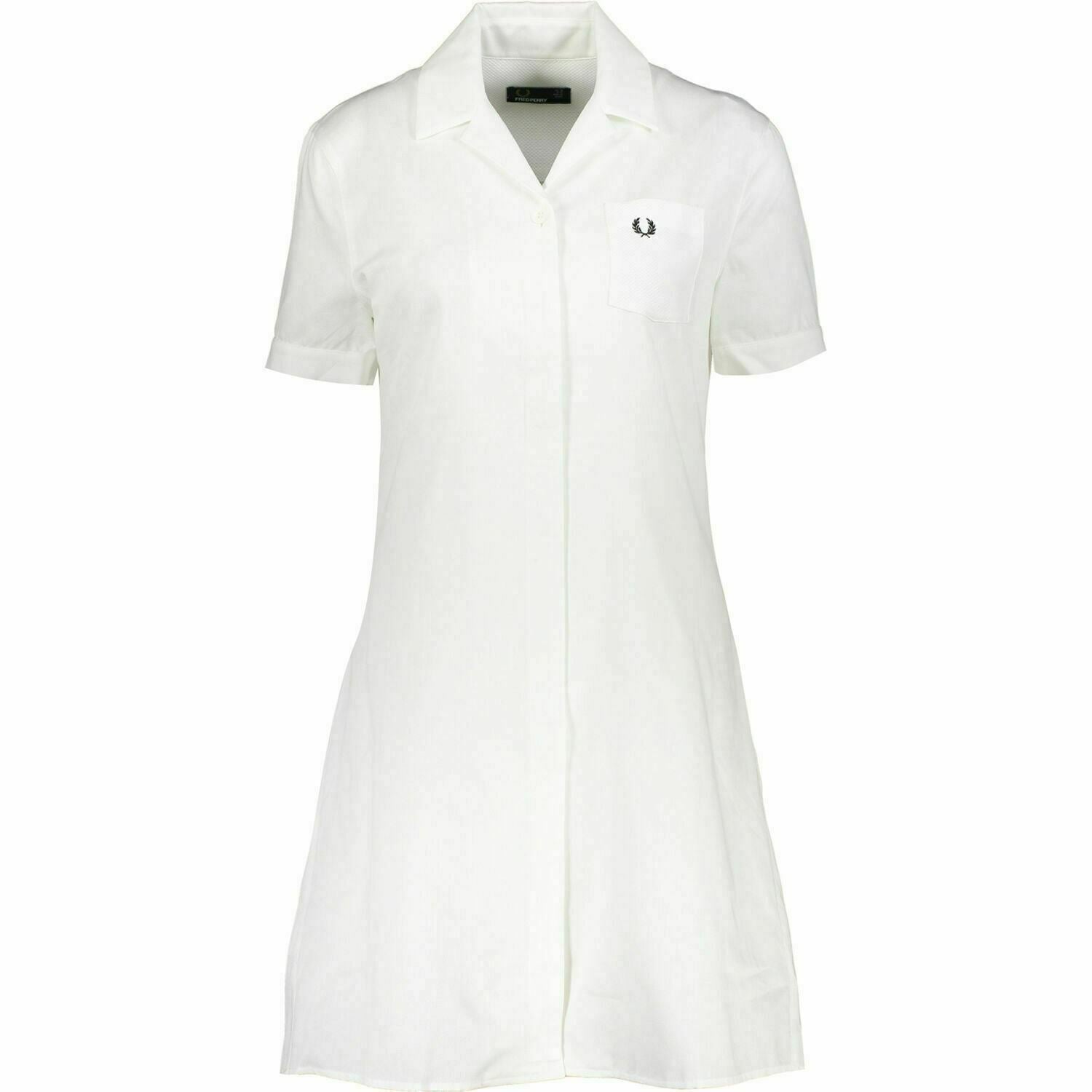 fred perry pleated dress Fred Perry pleated gingham shirt dress in red check print