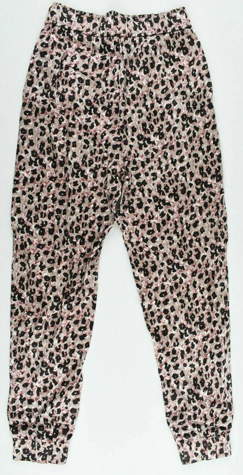 ZARA Women's Leopard Print Loungewear, Pyjama Bottoms, Nightwear size S