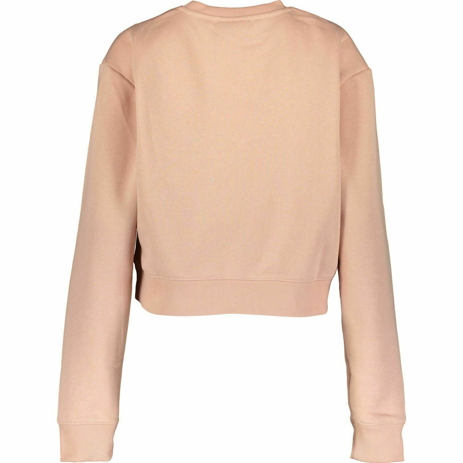 FILA Women's DOLLY Cropped Sweatshirt Top, Misty Rose, size XS