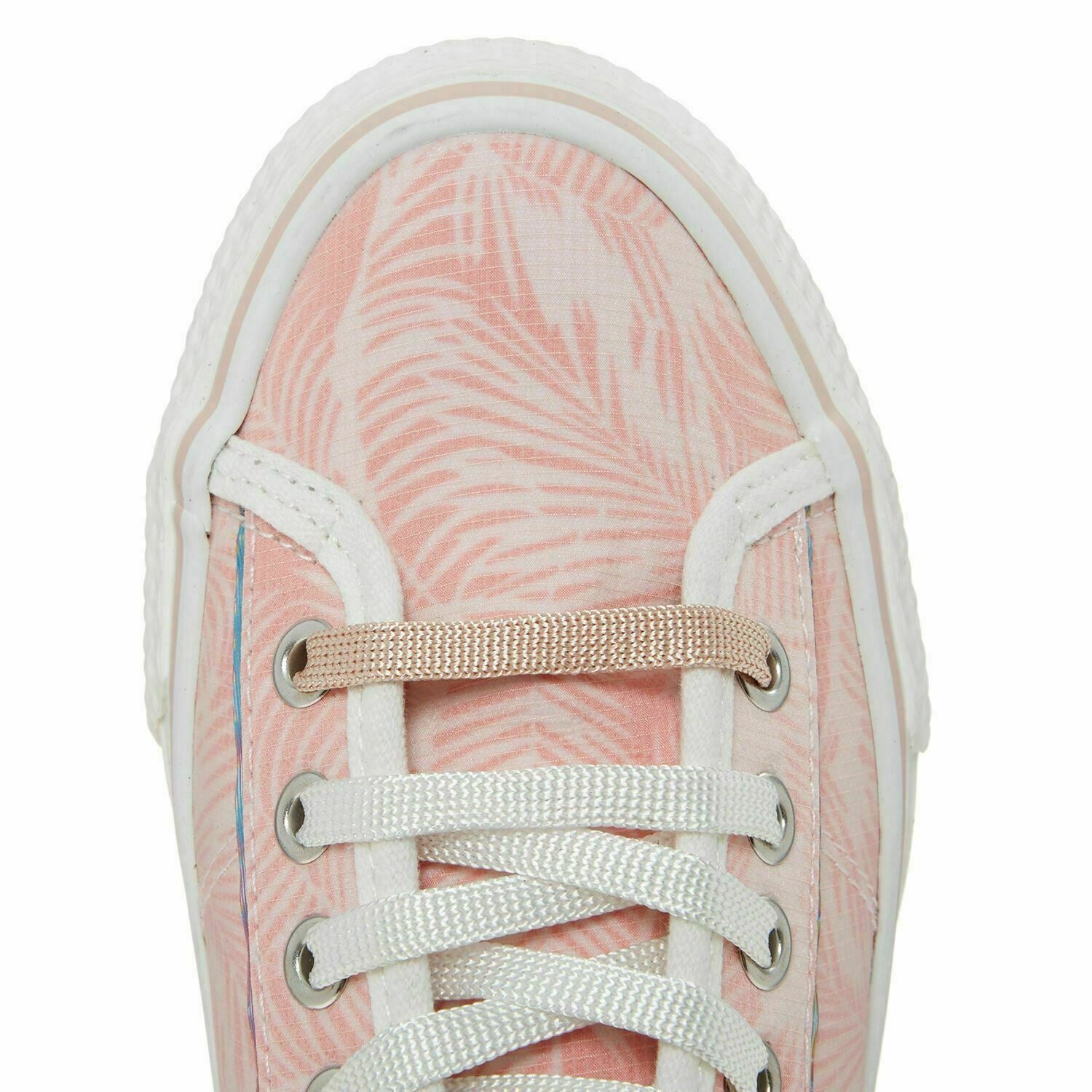 Women's Wrangler Pale Pink Tropical Print Trainers Model JUNO WL01640A  UK 3