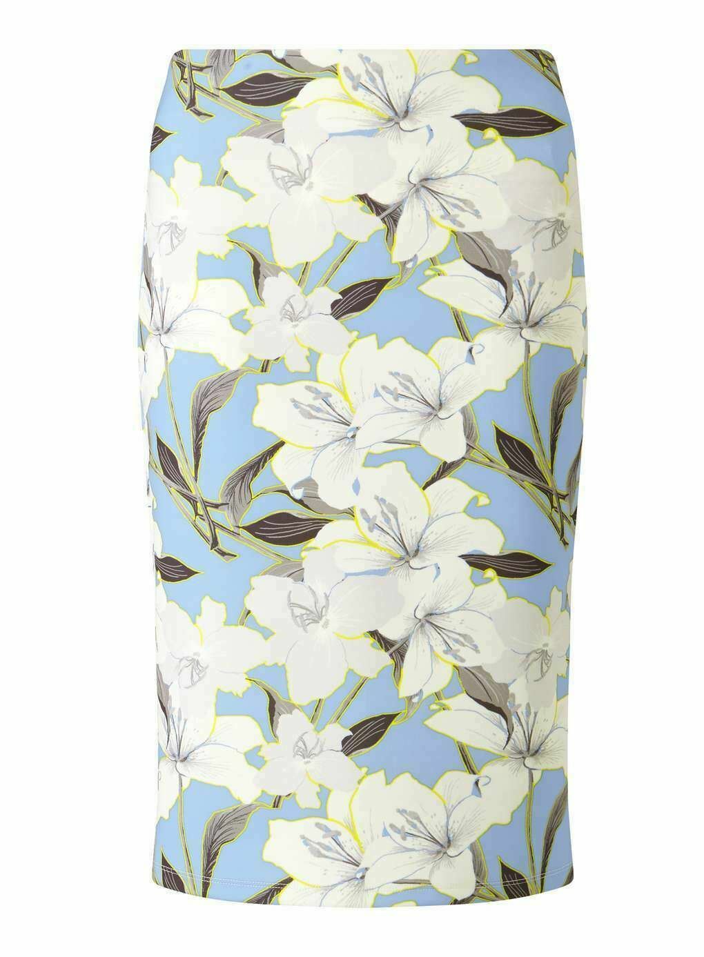 MISS SELFRIDGE Women's Blue Floral Midi Skirt size UK 4