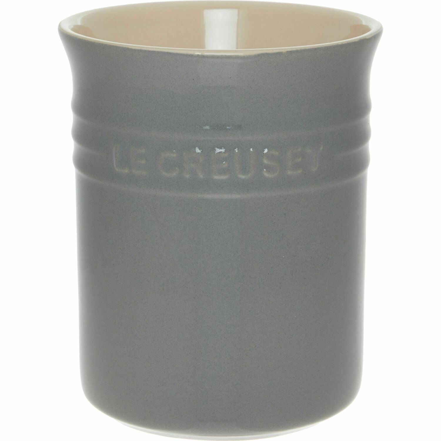 LE CREUSET Grey Stone Utensil Jar 15 x 12.5cm