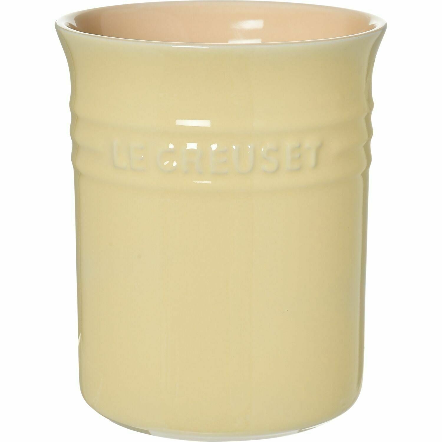 LE CREUSET Utensil Jar Custard Yellow, 15 x 12.5cm